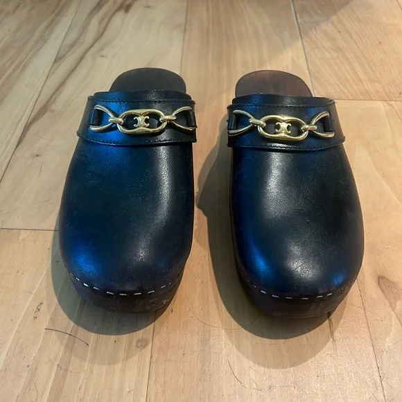 COPY - CELINE black clogs size 39 - Picture 1 of 7